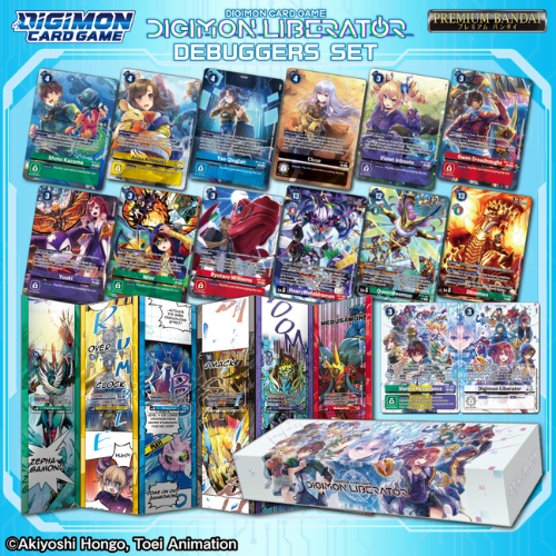 Digimon TCG Liberator Storage Set – Deck Box + 6 Promo Cards – ENG – Factory Sealed