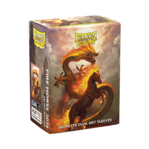 Dragon Shield - Standard DUA Matte 'Fire Horse 2026' Art, Limited Edition