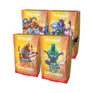 Magic the Gathering - Universes Beyond- Marvel Super Heroes Commander Deck Collector Edition Case (PREVENTA)