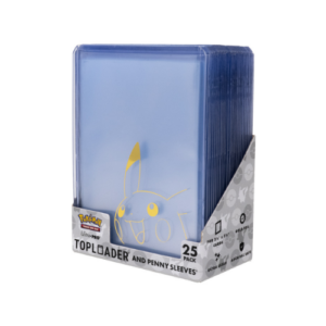 Ultra Pro - Toploader Combo-Pokemon- Pikachu 3x4 (25 sleeves + 25 toploads)