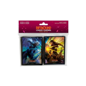 Riftbound LOLTCG - Card Sleeves - Vendetta - Diana vs Leona (2x 50ct) (PREVENTA EXPRESS)