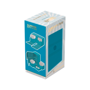 Ultimate Guard - Deck Case: Twin Flip'n'Tray 200+ Standard Size Monocolor - Summer Edition - Lagoon