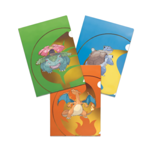 Ultra Pro - Portfolio: Tournament Folio 3-Pack Pokemon- Series 1 (Charizard, Blastoise, Venusaur)