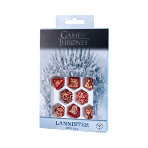 Q Workshop - Game of Thrones Lannister Dice Set